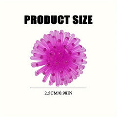 100pcs Colorful Mini Foot Massage Balls TPR Squeeze Toys Elastic Pet Playthings