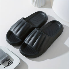 Men's Lightweight Non Slip Slides Open Toe Quick Dry Slippers