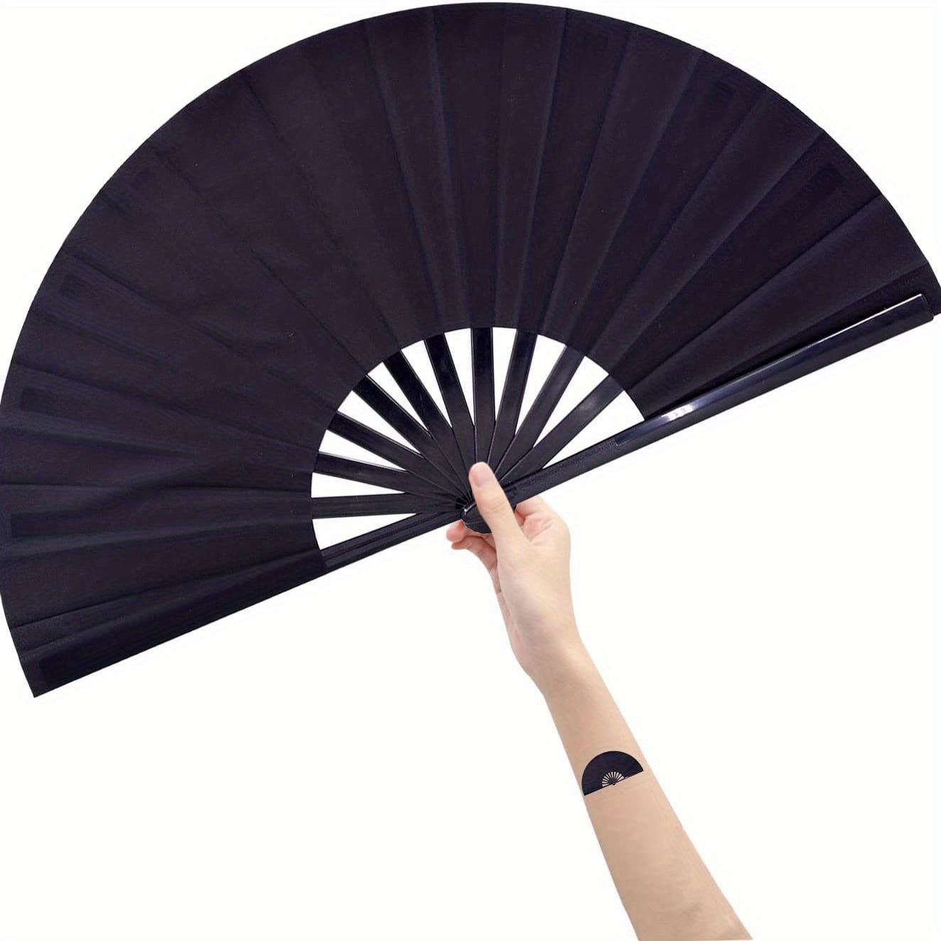 Retro Fabric Fan Chinese Tai Chi Fan Gift