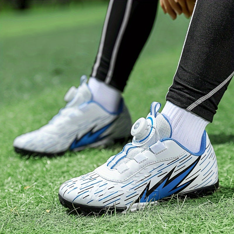 Boy's Turf Football Boots With Rotating Buckle