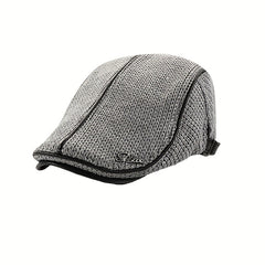 Men's Warm Knitted Beret for Fall and Winter