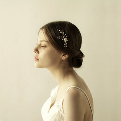 Faux Pearl Alloy Hairpin U shaped Hair Pin Head Jewelry Bridal Hair Accessories