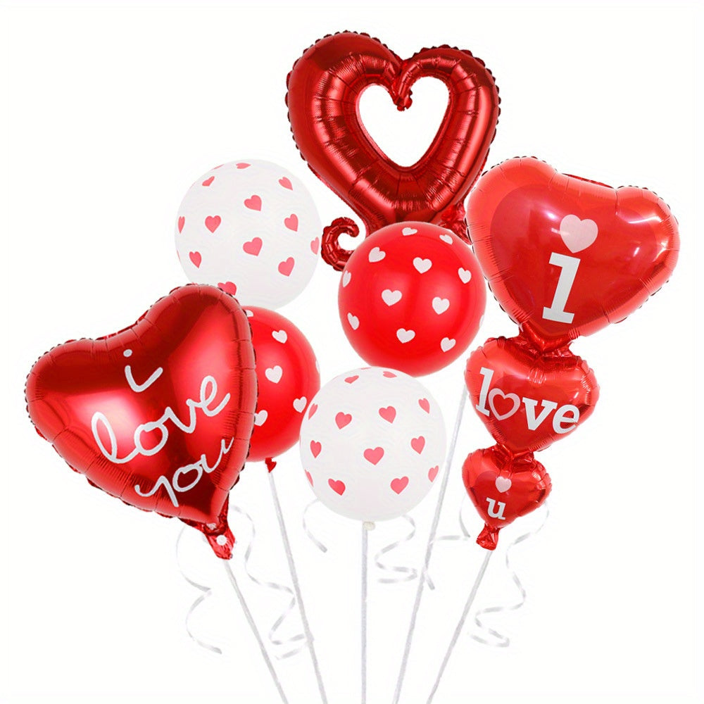 7pcs Girl Lipstick Balloon Wedding Party Decoration