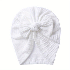Baby Bow Pullover Hat Knitted Twist Braid Indian Hat