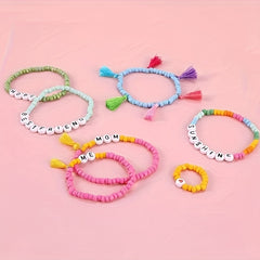 3500pcs 24 Colors 4mm Glass Rice Beads Set Seed Bead DIY Jewelry Making