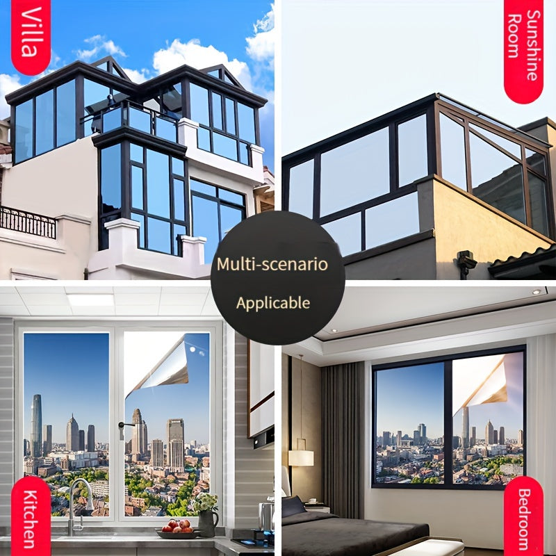 Privacy Reflective Window Film UV Protection Heat Insulation C