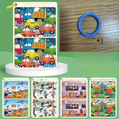 Interactive Spot the Difference Painting Game - Educational Attention Training