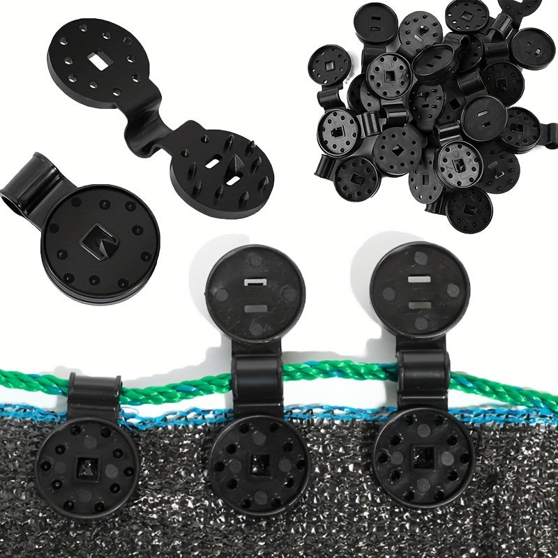 40pcs Plastic Sunshade Clips Instant Grommet Film Fast Installation