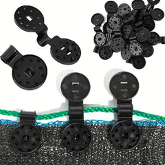 40pcs Plastic Sunshade Clips Instant Grommet Film Fast Installation