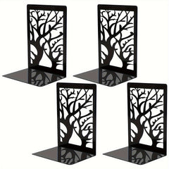 4pcs Book Stands Non Slip Book Stopper for Bookshelf Decor