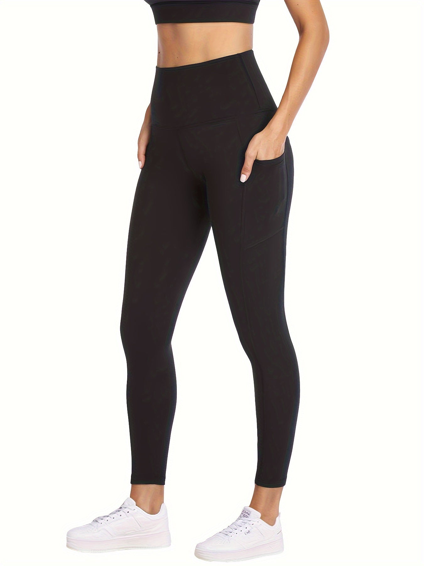 High Waist Fleece Lined Yoga Workout Pants