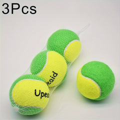 3pcs High Elasticity Tennis Balls for Outdoor Sports Game Training