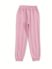 Two Hearts Graphic Sweatpants For Girls Workout Active Joggers Pants