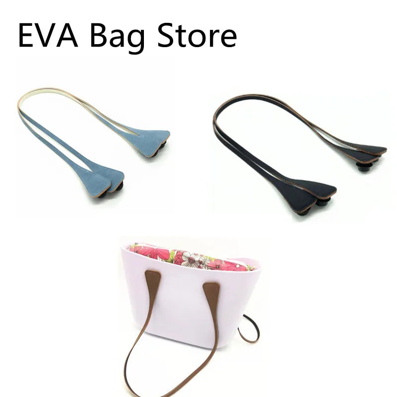 1 Pair PU Leather Handle for O Bag Beach Handbag