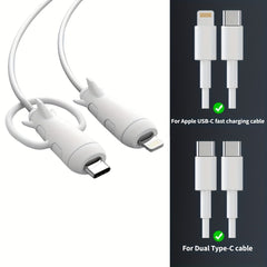 2 Pcs Data Cable Protective Cases: Keep Your Mobile Phone Cable Safe & Stylish