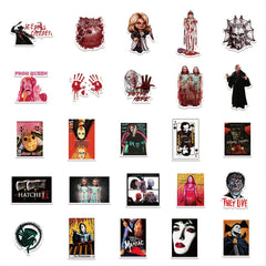 50pcs Horror Movie Combo Series Waterproof Sticker Diy Toy
