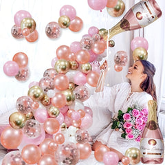 Pink 36" Wine Bottle Balloon Set Girls Birthday Party Decor Wedding Baby Shower