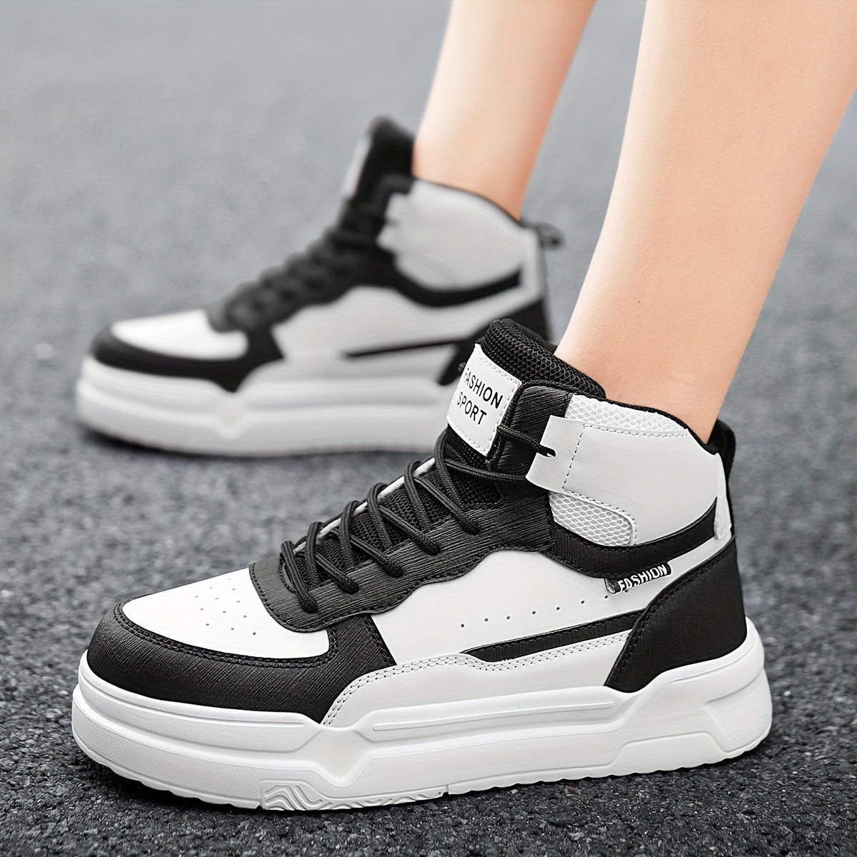 Chunky Sneakers Medium Tube Sports Shoes Women's Footwear