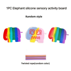 Silicone Sensory Activity Board - Butterfly, Dinosaur, Elephant Designs