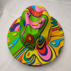 Graffiti Jazz Hat All-match Woolen Adjustable