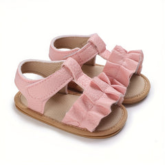 Baby Girls Open Toe Sandals Breathable Lightweight Anti Slip Sandals