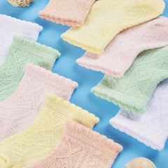5pairs Soft Comfortable Thin Breathable Socks for Baby Boys And Girls
