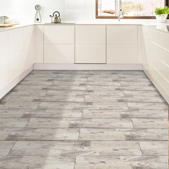 Classic Wood Grain Printed Floor Stickers - Waterproof & Wear resistant