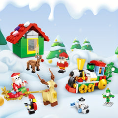 24-in-1 Christmas Advent Calendar Building Set Kids' DIY Toy Kit