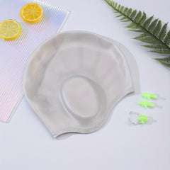 80g Silicone Waterproof Swim Hat Nose Clip Ear Plug Set for Pool & Outdoor Fun