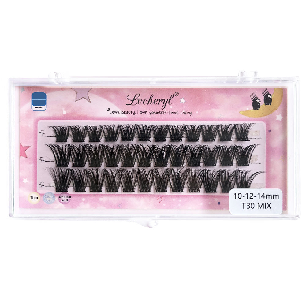 3D DIY D Curling Mink Eyelashes 36pcs