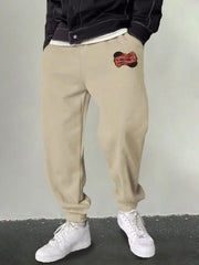 Men's Graphic Sweatpants Casual Drawstring Joggers Outdoor