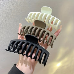 3pcs Plain Hair Clips Claw Clips Daily Hair Accessories For Girls Kids