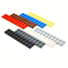 36pcs Thin Bricks Plate 2 x 10 Dots Building Blocks Toys for Kids