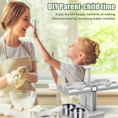 Automatic Dumpling Maker Mould Double Head Wrapper Tool