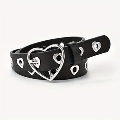 Summer Heart Buckle Jeans Belt for Kids