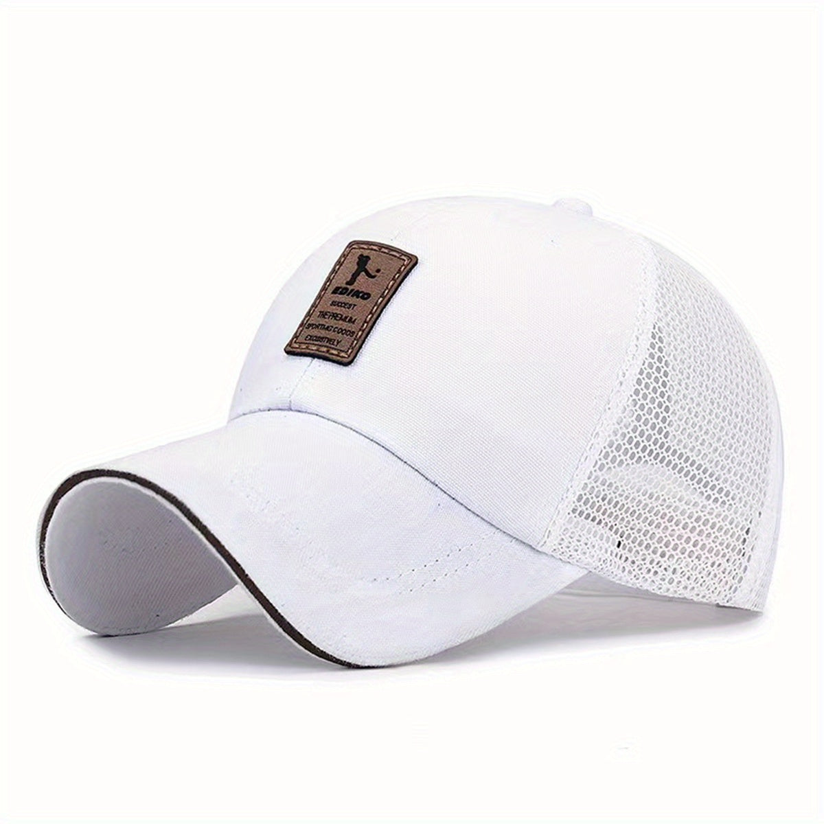 Men's Mesh Baseball Cap Sun Protection Outdoor Fishing Peaked Trucker Hat