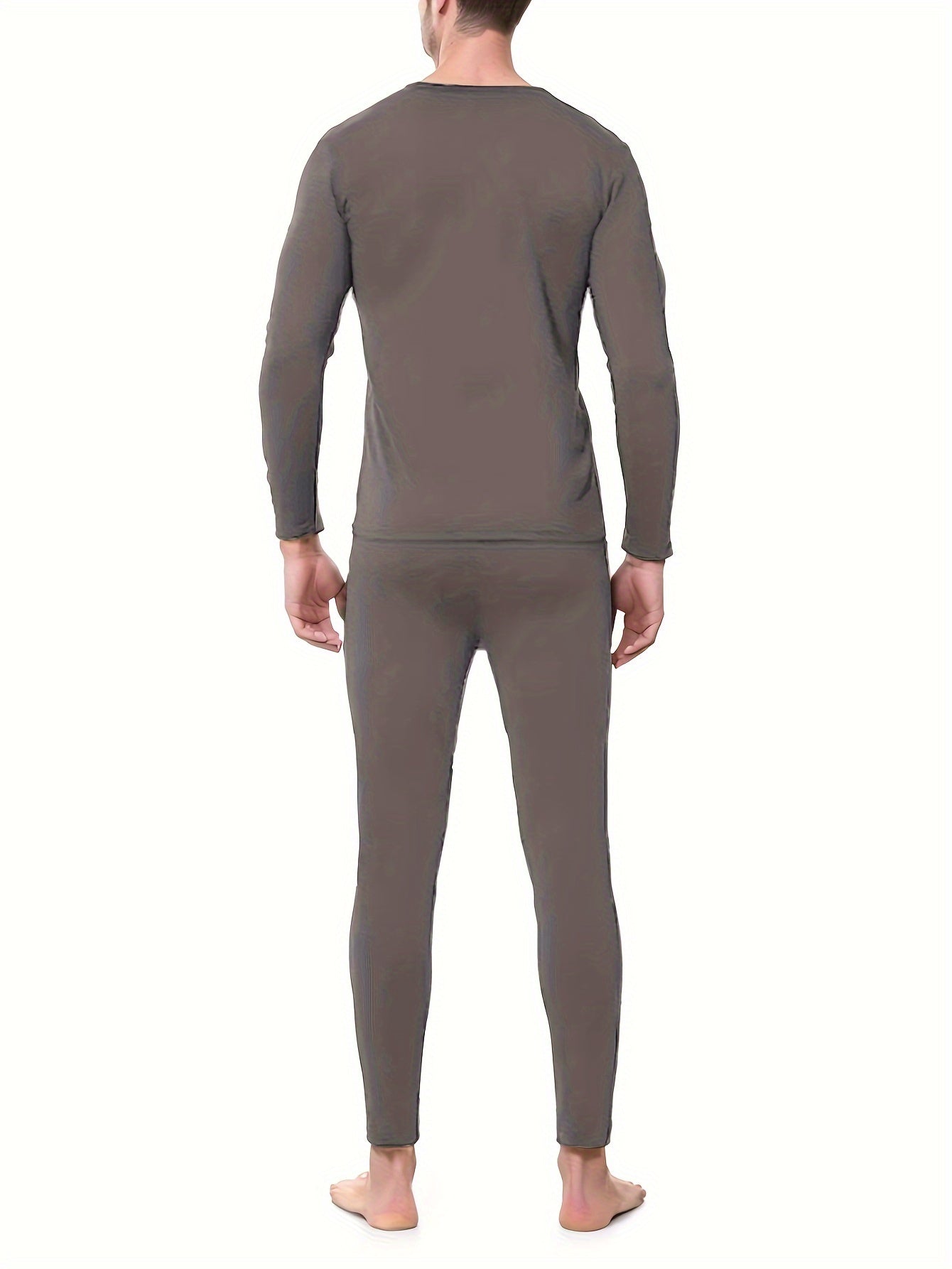 Men's Warm Compression Long Sleeve T Shirt for Fitness Training