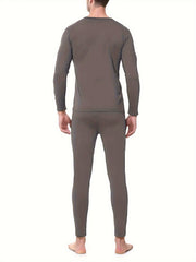 Men's Warm Compression Long Sleeve T Shirt for Fitness Training