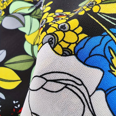 1yd Comfortable Breathable Chiffon Fabric DIY Clothes Pants Dress
