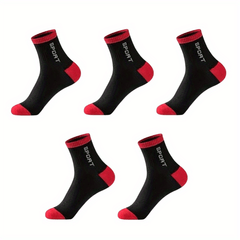 10pairs Kids Breathable Sweat Absorption Crew Socks for Autumn Winter