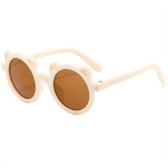 Girls Round Frame Sunglasses UV Protection Kids Accessories