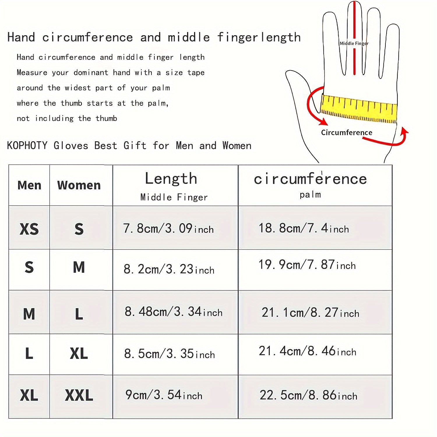Winter Warm Touch Screen Gloves for Men and Women