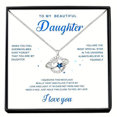 Faux Diamond Pendant Necklace for Girls