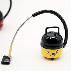 1:12 Scale Metal Vacuum Cleaner Vintage Appliance Dollhouse Red Accents