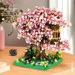 Cherry Tree House Bonsai Construction Set DIY Toys Halloween Christmas