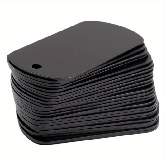 10Pcs Colorful Aluminum Blank Label Metal Stamping Tools DIY Dog Tags