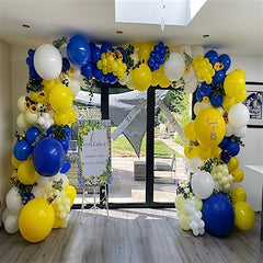 153pcs Lemon Balloon Wreath Arch Set for Lemonade Parties Baby Showers
