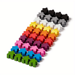 Wooden Family Games Accessories Board Game Tokens for Sorting Counting