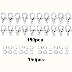 300pcs Lobster Clasps Set DIY Jewelry Accessories Small Business Supplies