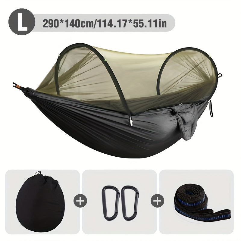 Quick Opening Mosquito Net Hammock Anti Rollover Nylon Hammock